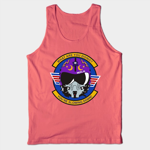 Merlin Helmet Tank Top by MBK